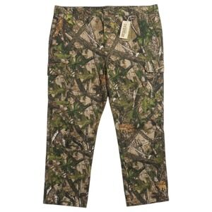 NWT RedHead Silent-Ride Pants Mens 3XL x 32 Green Camo TrueTimber Cargo Hunting